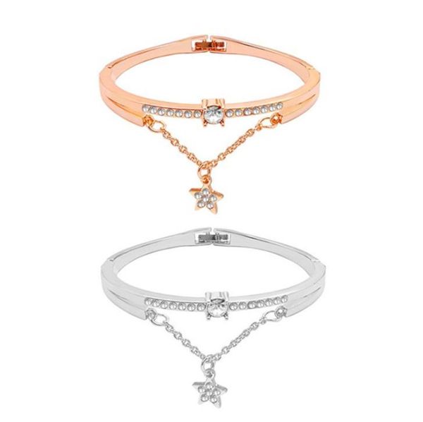 korean rose gold pentagram bracelet women's bracelet art student bracelet, Golden;silver
korean rose gold pentagram bracelet women's bracelet art student bracelet, Golden;silver