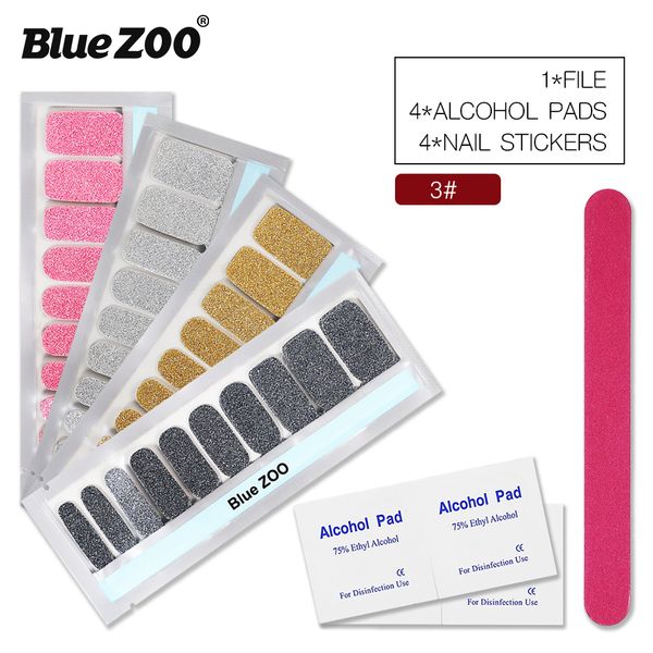 bluezoo 40pcs nail polish stickers with nail file solid color shine wraps self-adhesive art decals, Black
bluezoo 40pcs nail polish stickers with nail file solid color shine wraps self-adhesive art decals, Black