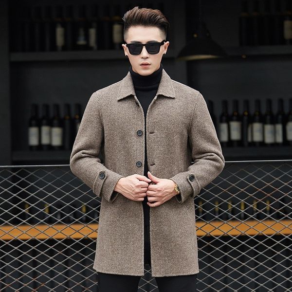 британский классический мужской двуликий шерстяной пальто офис мужской slim fit пальто зима бизнес работа высокое качество шерстяная куртка, Black
британский классический мужской двуликий шерстяной пальто офис мужской slim fit пальто зима бизнес работа высокое качество шерстяная куртка, Black