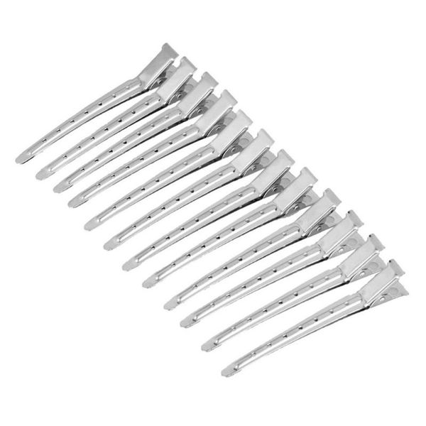12 pcs stainless steel duckbill mouth clips professional hairdressing beak hair sectioning crocodile hairpins salon dying stylin, Golden;silver
12 pcs stainless steel duckbill mouth clips professional hairdressing beak hair sectioning crocodile hairpins salon dying stylin, Golden;silver