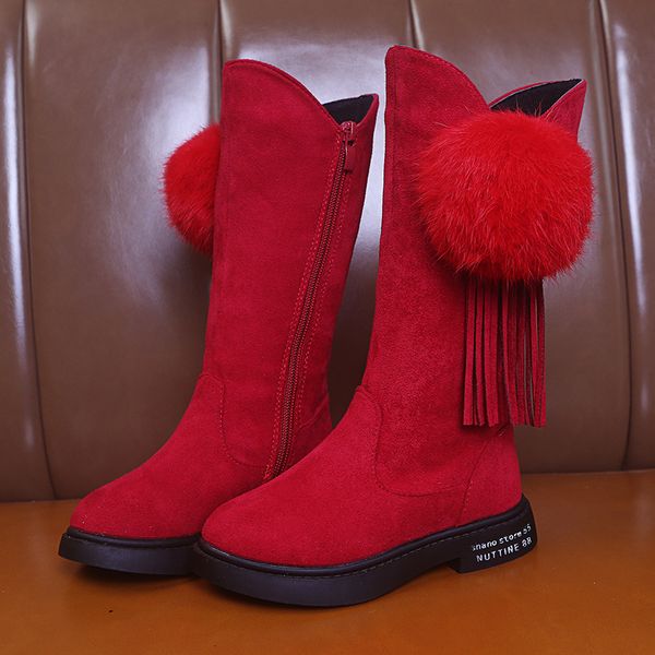pink winter fashion rubber for girls tassels long kids boots children knee-high warm cotton soft back-tied 27-37 y200318, Black;grey
pink winter fashion rubber for girls tassels long kids boots children knee-high warm cotton soft back-tied 27-37 y200318, Black;grey