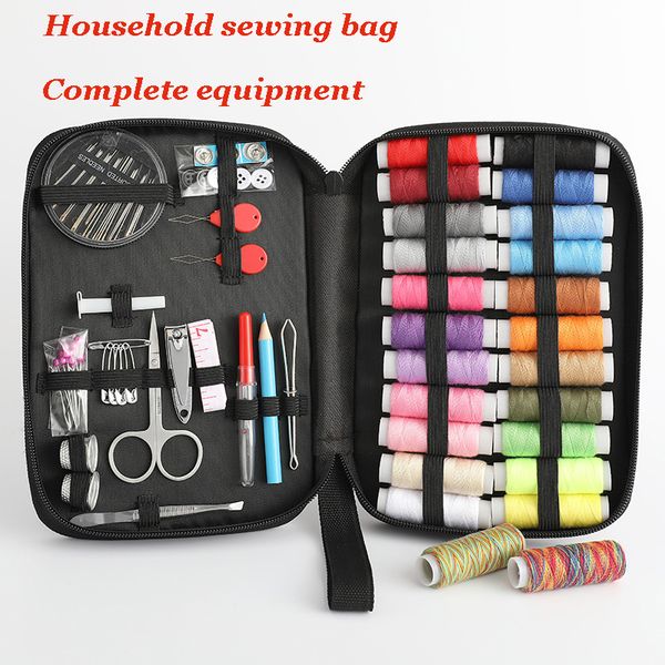 28/94pcs sewing kits multi-function sewing box set for hand quilting stitching embroidery thread diy accessories, Black
28/94pcs sewing kits multi-function sewing box set for hand quilting stitching embroidery thread diy accessories, Black