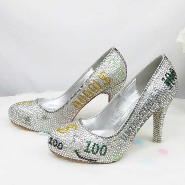 dress shoes fashion dollars money woman high heel round toe party big size 8cm .5cm pumps wedding, Black
dress shoes fashion dollars money woman high heel round toe party big size 8cm .5cm pumps wedding, Black