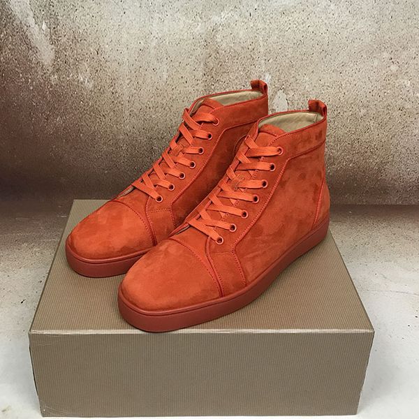 горячие lovers обувь bottom красный блестящий красный подошвы обувь high top orange замша овчины кожа люкс свадебное платье партии людей вск, Black
горячие lovers обувь bottom красный блестящий красный подошвы обувь high top orange замша овчины кожа люкс свадебное платье партии людей вск, Black