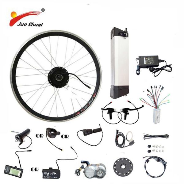 js 36v 48v electric bike kit kettle battery 250/350/500w motor wheel led lcd ebike e bike electric conversion kit, Silver;blue
js 36v 48v electric bike kit kettle battery 250/350/500w motor wheel led lcd ebike e bike electric conversion kit, Silver;blue