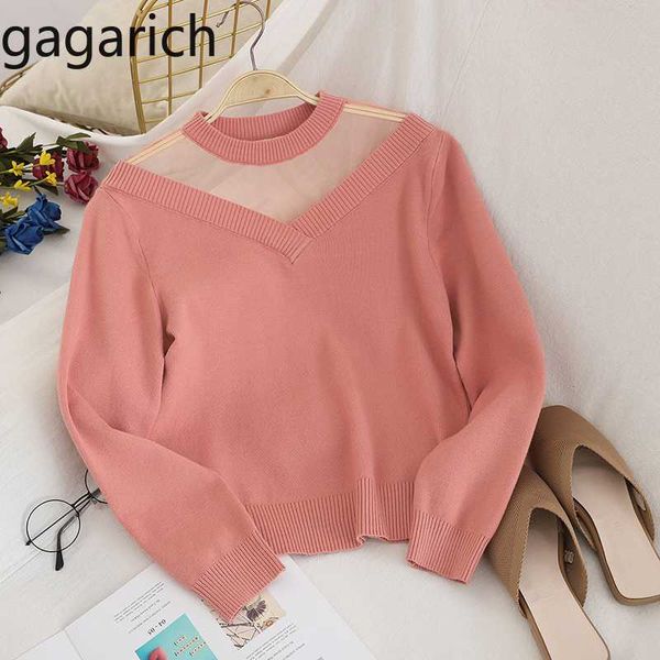 gagarich ladies sweater fashion mesh patchwork long sleeve slim fit pullovers autumn winter new korean solid knitted jumper, White;black
gagarich ladies sweater fashion mesh patchwork long sleeve slim fit pullovers autumn winter new korean solid knitted jumper, White;black