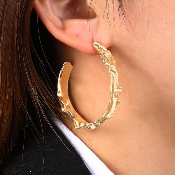new creative women c shape irregular ear studs statement earrings banquet jewelry, Golden;silver
new creative women c shape irregular ear studs statement earrings banquet jewelry, Golden;silver