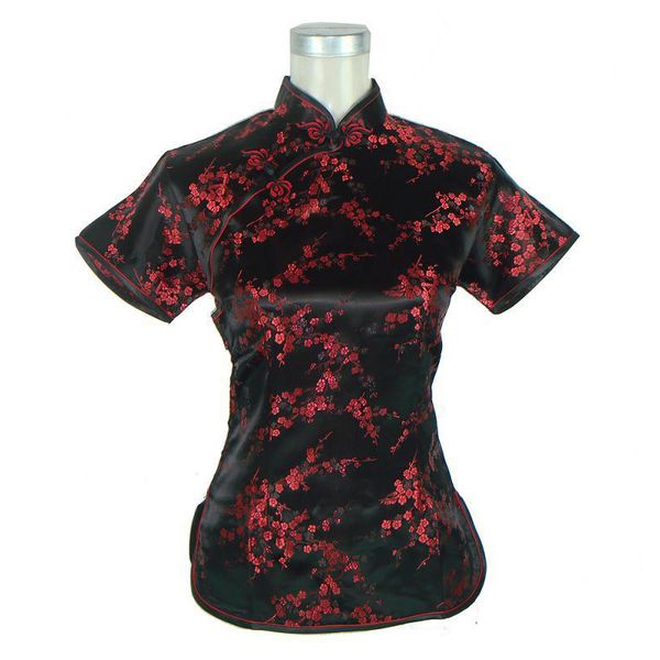 black red summer women casual shirt short sleeve silk satin blouse chinese national flower clothing s l xl xxl ws010
black red summer women casual shirt short sleeve silk satin blouse chinese national flower clothing s l xl xxl ws010
