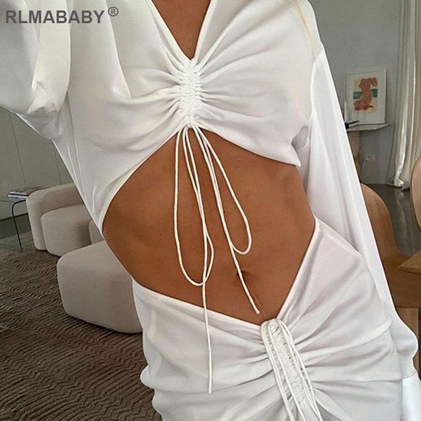 rlmababy waist hollow satin dress v neck long sleeve lace up bodycon dress bandage long maxi ruched party women, Black;gray
rlmababy waist hollow satin dress v neck long sleeve lace up bodycon dress bandage long maxi ruched party women, Black;gray