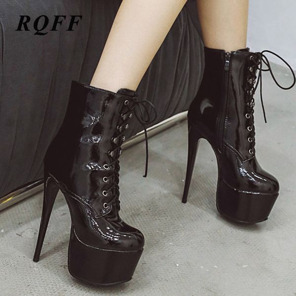 2019 autumn winter ankle boots for women fashion new thin high heel platform lace up shoes woman pu leather red black boot
2019 autumn winter ankle boots for women fashion new thin high heel platform lace up shoes woman pu leather red black boot