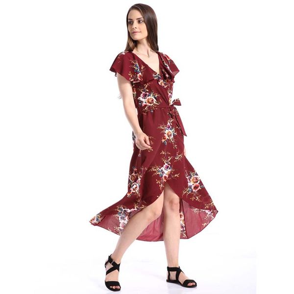 fashion summer women tank chiffon beach dress sleeveless sundress floral long dresses fashion swing dress, Black;gray
fashion summer women tank chiffon beach dress sleeveless sundress floral long dresses fashion swing dress, Black;gray