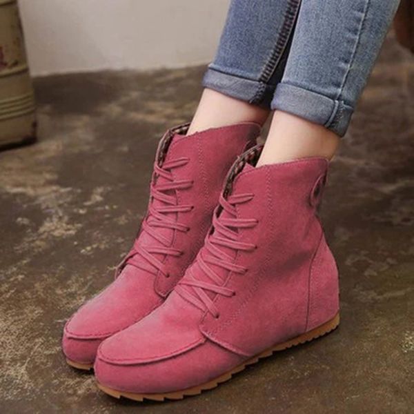 monerffi leather boots shoes woman boots flat ankle motorcycle female solid color lace-up winter rubber botas mujer, Black
monerffi leather boots shoes woman boots flat ankle motorcycle female solid color lace-up winter rubber botas mujer, Black