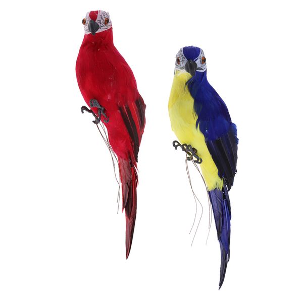 2x realistic macaw parrot red & blue lifelike bird ornament artificial feathered animal model statues diy lawn sculpture planter tree decor
2x realistic macaw parrot red & blue lifelike bird ornament artificial feathered animal model statues diy lawn sculpture planter tree decor