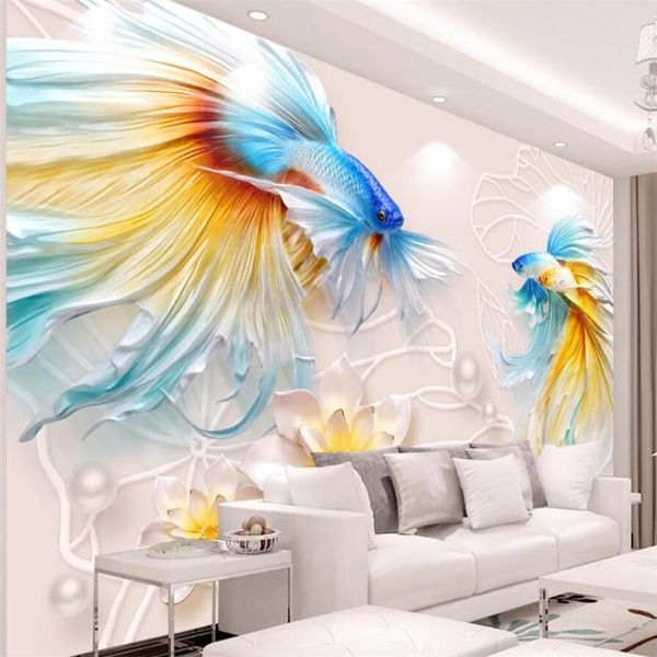 custom p wallpaper 3d stereo relief goldfish lotus jewelry restaurant tv background wall paper papel de parede 3d wallpaper
custom p wallpaper 3d stereo relief goldfish lotus jewelry restaurant tv background wall paper papel de parede 3d wallpaper