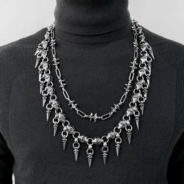rivet double layer punk heavy necklace for man aggressiveness pub party hip-hop rock harajuku necklace jewelry motorcycle chain, Golden;silver
rivet double layer punk heavy necklace for man aggressiveness pub party hip-hop rock harajuku necklace jewelry motorcycle chain, Golden;silver