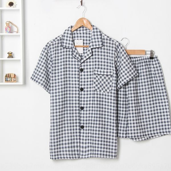 inaak men's gauze short-sleeved plaid suit lapel men's cotton gauze short-sleeved shorts plaid suit cotton lapel shorts pajamas pa, Blue;red
inaak men's gauze short-sleeved plaid suit lapel men's cotton gauze short-sleeved shorts plaid suit cotton lapel shorts pajamas pa, Blue;red