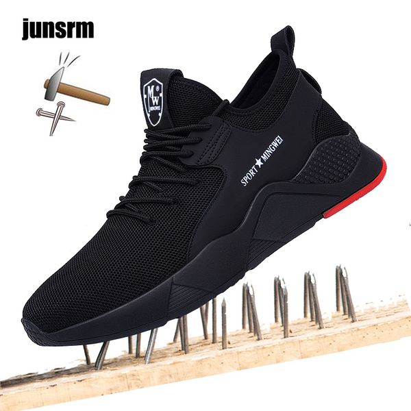 safety shoes men shoes light steel tip anti-crush work sneakers tra lightweight breathable steel toe safety for men, Black
safety shoes men shoes light steel tip anti-crush work sneakers tra lightweight breathable steel toe safety for men, Black