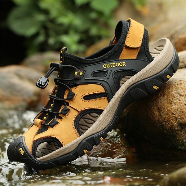 fires men artificial leather sandals summer new trend men's sandals comfortable lightweight casual shoes fashion soft flat shoes, Black
fires men artificial leather sandals summer new trend men's sandals comfortable lightweight casual shoes fashion soft flat shoes, Black
