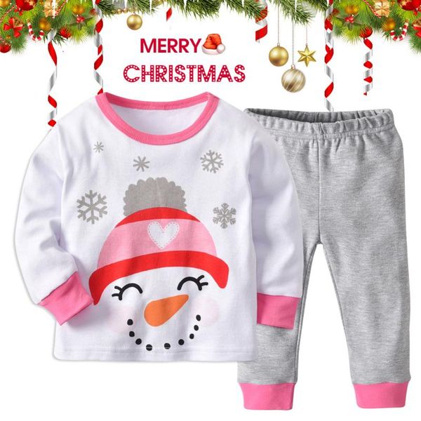 children girl long sleeve round collar with pants for christmas party home an88, White
children girl long sleeve round collar with pants for christmas party home an88, White