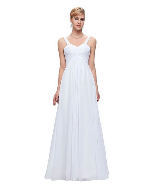 bohemian chiffon bridesmaid dresses with straps 2019 long beach dress for wedding party summer maxi dresses, White;pink
bohemian chiffon bridesmaid dresses with straps 2019 long beach dress for wedding party summer maxi dresses, White;pink