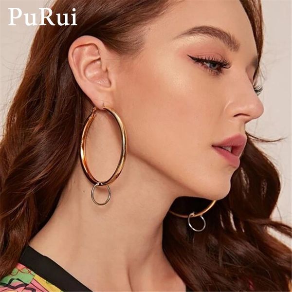 purui 2pairs smooth hexagon big hoop earrings gold sliver color punk round geometric statement earrings for women jewelry, Golden;silver
purui 2pairs smooth hexagon big hoop earrings gold sliver color punk round geometric statement earrings for women jewelry, Golden;silver