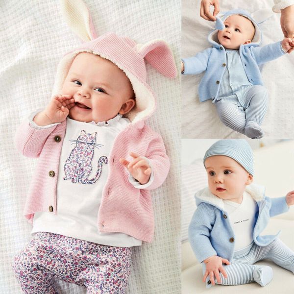 boys girls hooded knitted sweaters hairy neckline double-breasted cartoon ear outerwear khaki gray colors 6-24m, White
boys girls hooded knitted sweaters hairy neckline double-breasted cartoon ear outerwear khaki gray colors 6-24m, White