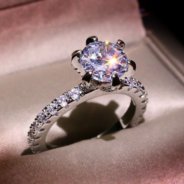 2019 new arrival classic silver wedding engagement ring for women luxury exquisite white zircon ring jewelry gift, Slivery;golden
2019 new arrival classic silver wedding engagement ring for women luxury exquisite white zircon ring jewelry gift, Slivery;golden