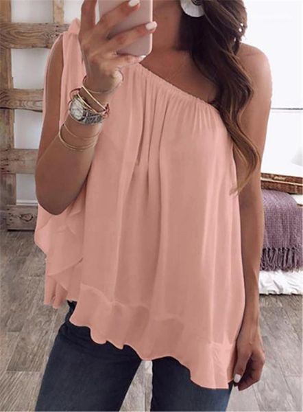 casual plus size womens clothing candy color loose women summer tshirts solid color off shoulder ladies, White
casual plus size womens clothing candy color loose women summer tshirts solid color off shoulder ladies, White