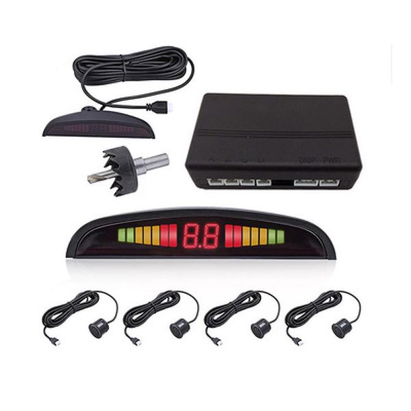 1set car parktronic led parking sensor with 4 sensors reverse backup car parking radar monitor detector system backup assistance
1set car parktronic led parking sensor with 4 sensors reverse backup car parking radar monitor detector system backup assistance
