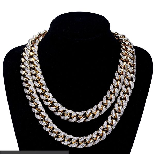 hip hop men necklace bling iced out crystal diamonds gold plated curb cuban link chain necklace rapper jewelry, Silver
hip hop men necklace bling iced out crystal diamonds gold plated curb cuban link chain necklace rapper jewelry, Silver