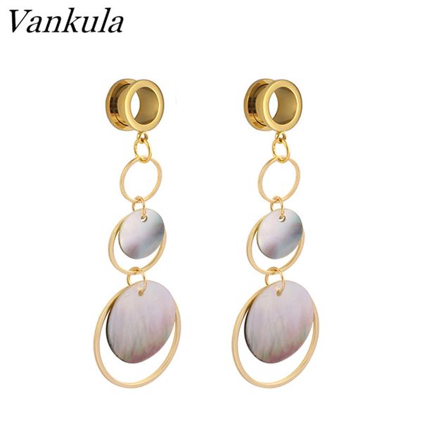 vankula 2cps dangle ear plugs tunnels 316l stainless steel fashion women body piercing jewelry dangle earrings, Slivery;golden
vankula 2cps dangle ear plugs tunnels 316l stainless steel fashion women body piercing jewelry dangle earrings, Slivery;golden