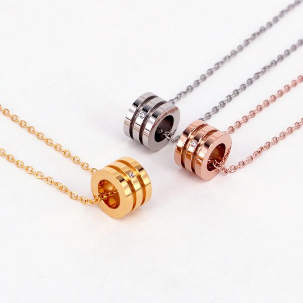 korean style stainless steel crystal geometry cylinder pendant necklace rose gold color women female party gift, Silver
korean style stainless steel crystal geometry cylinder pendant necklace rose gold color women female party gift, Silver