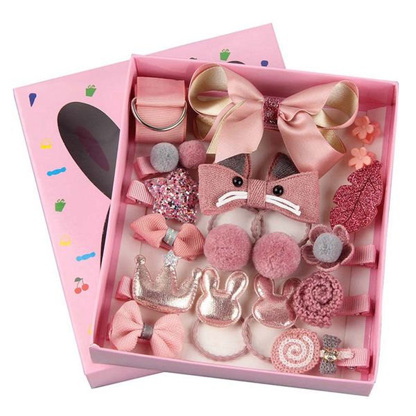 18 pcs/box children cute hair accessories set baby fabric bow flower hairpins barrettes hair clips girls headdress gift, Slivery;white
18 pcs/box children cute hair accessories set baby fabric bow flower hairpins barrettes hair clips girls headdress gift, Slivery;white