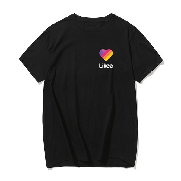 likee app t-shirt likee heart shirt cool t shirt fun tee print funny men and women t shirts fashion, White;black 
likee app t-shirt likee heart shirt cool t shirt fun tee print funny men and women t shirts fashion, White;black