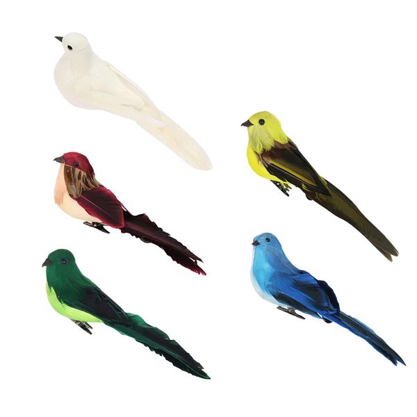 5pcs artificial foam birds, clip on feathered bird ornaments, diy craft for home garden lawn decoration party accessories
5pcs artificial foam birds, clip on feathered bird ornaments, diy craft for home garden lawn decoration party accessories