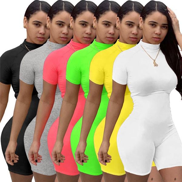 clothing street style fashion shorts rompers womens designer solid color jumpsuits high collar summer skinny, Black;white
clothing street style fashion shorts rompers womens designer solid color jumpsuits high collar summer skinny, Black;white