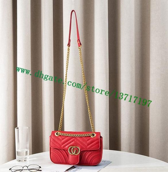 Top Grade Solid Color Smooth Soft Calfskin Lady Handbag Marmont matelasse mini bag Women Messenger Shoulder Bag Black Red Pink White 446744
Top Grade Solid Color Smooth Soft Calfskin Lady Handbag Marmont matelasse mini bag Women Messenger Shoulder Bag Black Red Pink White 446744