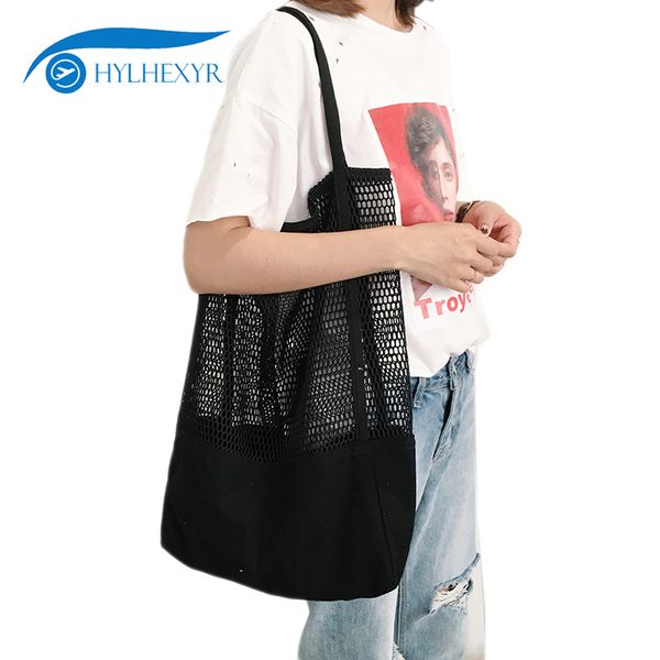 hylhexyr shopping bag canvas mesh beach bag summer tote single shoulder bags travel toiletry organizer handbag for ladies
hylhexyr shopping bag canvas mesh beach bag summer tote single shoulder bags travel toiletry organizer handbag for ladies
