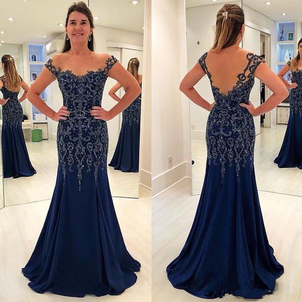 dark navy short sleeves designer evening dresses 2019 sheer jewel neck lace sequined crystals mother dresses prom formal gowns custom made, Black;red
dark navy short sleeves designer evening dresses 2019 sheer jewel neck lace sequined crystals mother dresses prom formal gowns custom made, Black;red