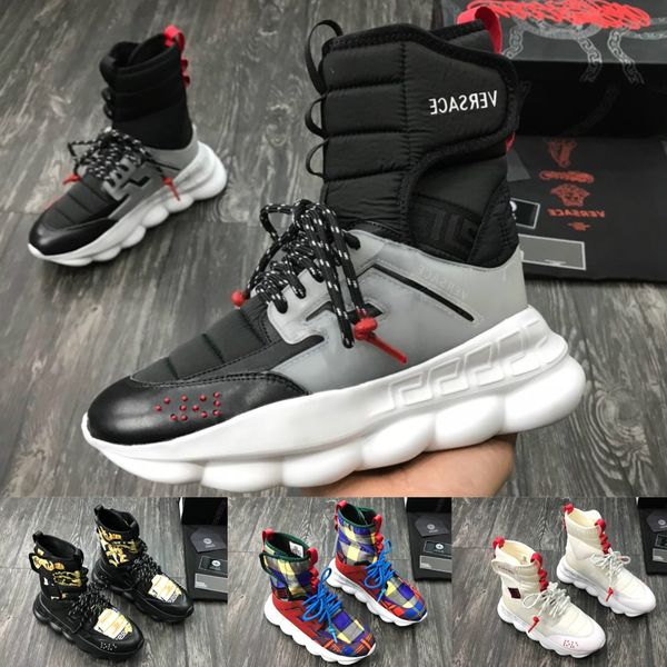 Men high chain reaction neaker women de igner 2 chainz neaker lightweight trainer chain linked rubber ole hoe
Men high chain reaction neaker women de igner 2 chainz neaker lightweight trainer chain linked rubber ole hoe