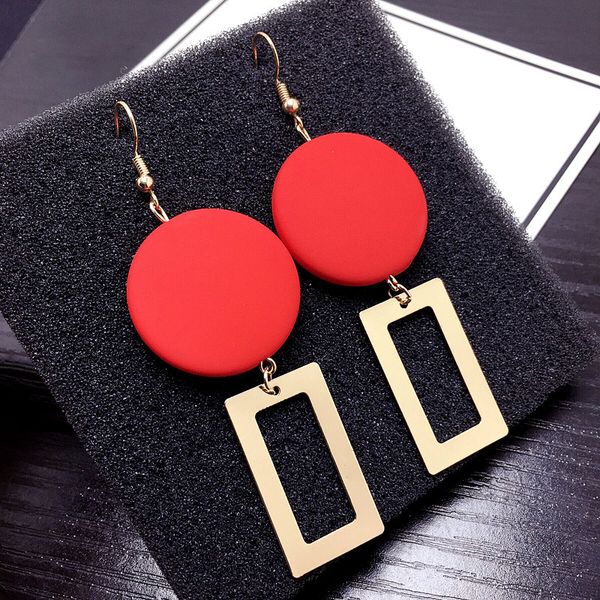 korean round wooden earrings long statement geometric rectangular dangle drop earrings for women fashion jewelry 2019 oorbellen, Silver
korean round wooden earrings long statement geometric rectangular dangle drop earrings for women fashion jewelry 2019 oorbellen, Silver