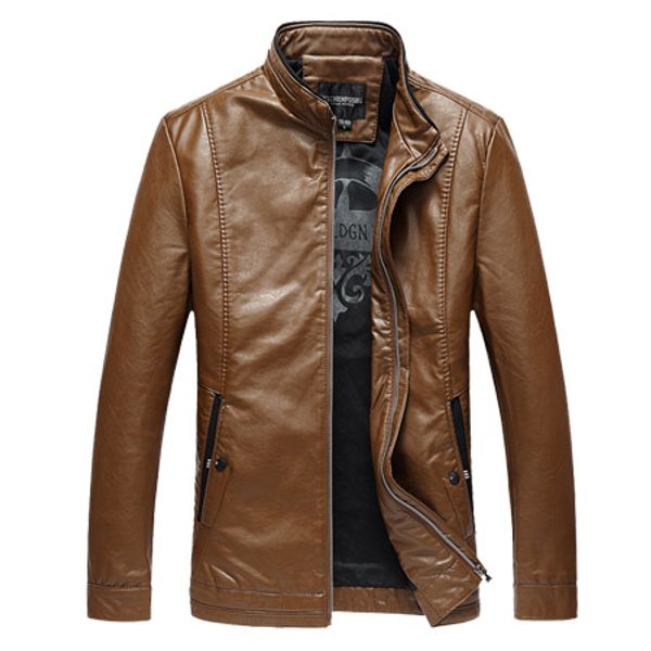 men pu leather casual jackets stand collar cool motorcycle coats zipper straight clothes male big size 5xl 6xl black k258
men pu leather casual jackets stand collar cool motorcycle coats zipper straight clothes male big size 5xl 6xl black k258