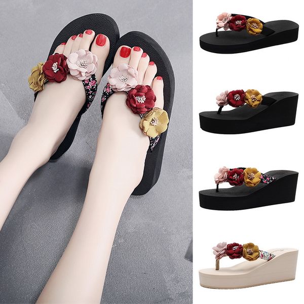 летняя женская мода чешский флип-флоп бисероплетение платформа клинья пляжные тапочки обувь нескользящая обувь высокие каблуки слайды, Black
летняя женская мода чешский флип-флоп бисероплетение платформа клинья пляжные тапочки обувь нескользящая обувь высокие каблуки слайды, Black