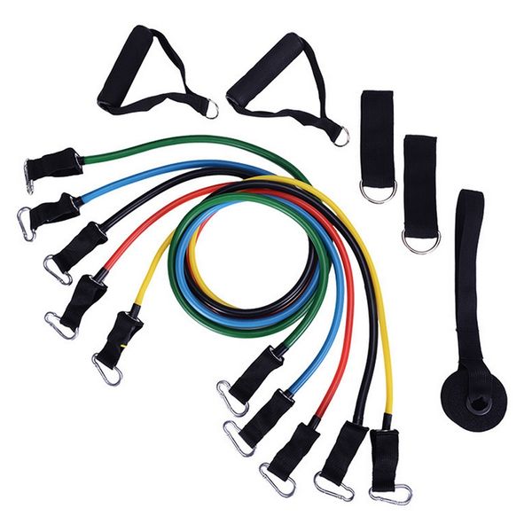 11 multi-function pull suit elastic rope rubber band latex tube men and women fitness arm hand grippers 
11 multi-function pull suit elastic rope rubber band latex tube men and women fitness arm hand grippers
