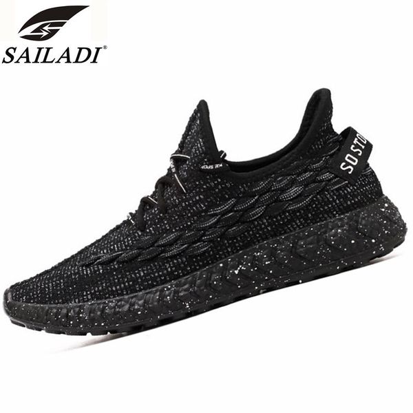 sailadi men women running shoes black flying weaving breathable sports shoes outdoor jogging sneakers s2305
sailadi men women running shoes black flying weaving breathable sports shoes outdoor jogging sneakers s2305