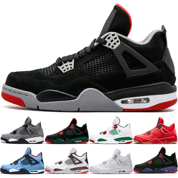 2019 OG Bred 4s Cool Grey 4 Mens Basketball Shoes Tattoo Singles Day White Cement Motorsport Blue Fire Red Designer Trainer Sports Sneakers
2019 OG Bred 4s Cool Grey 4 Mens Basketball Shoes Tattoo Singles Day White Cement Motorsport Blue Fire Red Designer Trainer Sports Sneakers