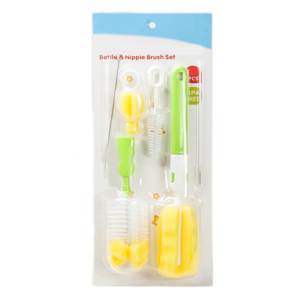 bottle brush 6pcs/set sponge plastic glass milk water cup cleaning feeding bottle dummy nipple pacifier brushes
bottle brush 6pcs/set sponge plastic glass milk water cup cleaning feeding bottle dummy nipple pacifier brushes
