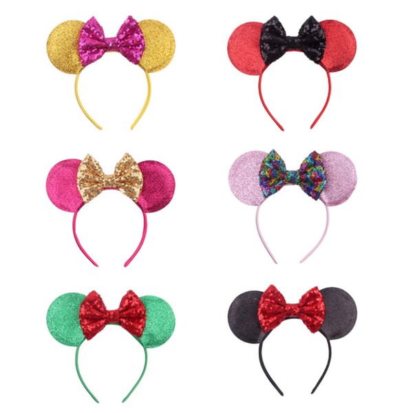 6pcs/lot 4.5" sequins bow headband kids girls mouse ears hairband princess girls headband diy hair accessories headwear, Slivery;white
6pcs/lot 4.5" sequins bow headband kids girls mouse ears hairband princess girls headband diy hair accessories headwear, Slivery;white