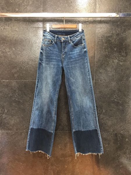and autumn winter 2019 new women's pants feet color matching decoration all-around jeans pants casual 1112, Blue
and autumn winter 2019 new women's pants feet color matching decoration all-around jeans pants casual 1112, Blue