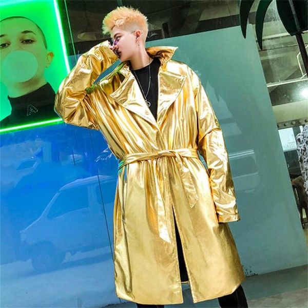 autumn winter nightclub dj bright color men long trench windbreaker fashion cloak streetwear steampunk homme coat, Tan;black
autumn winter nightclub dj bright color men long trench windbreaker fashion cloak streetwear steampunk homme coat, Tan;black